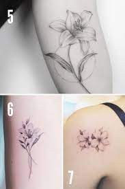 53 Lily Flower Tattoo Ideas That Are Beautiful Meaningful Tattooglee Lily Flower Tattoos Lily Flower Tattoo Small Lily Tattoo