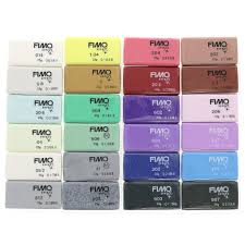 Fimo Effect Colour Pack 24 Colours X1