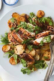 Chile Butter Chicken With Vinegared Potatoes Recipe Recipe Recipes Nyt Cooking Butter Chicken