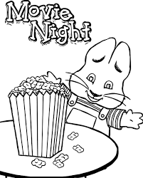Ever wonder what makes movie theater popcorn taste so good? Popcorn Coloring Pages Printable