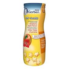 Appropriate for babies 8 months or older.this product should . Gerber Graduates Puffs Strawberry Apple Babies R Us Canada