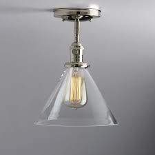 Choose from our selection of pendant lighting and flush mount ceiling lights in a variety of styles. Clear 7 Cone Shade Flush Mount Or Semi Flush Mount Etsy Flush Mount Ceiling Light Fixtures Ceiling Light Fixtures Ceiling Lights