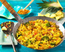 Rezept Gebratener Reis Mit Curry Und Ananas Rezept Gebratener Reis Gebratener Reis Gebratener Reis Mit Gemuse