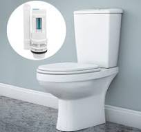 RDEXP Siphon de chasse d'eau blanc de 19 cm de hauteur avec bouton poussoir  : Amazon.ca: Outils et Bricolage