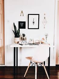 Black And Rose Gold Home Decor The Association Of Black White And Rose Gold Is Girly Chic Home Office Decor Room Decor Room Inspiration