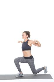 Work Your Arms And Legs Together With This Lunge Variation Fitness Body Fitness Activities Workout