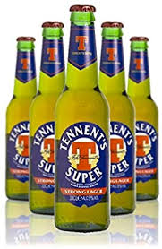 Tennent S Super Kiste Mit 24 Flaschen X 33 Cl Amazon De Bier Wein Spirituosen