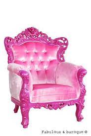 belle de fleur chair fuchsia rococo furniture baroque furniture pink furniture