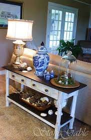 D I Y Project Sofa Table Decor Painted Sofa Farmhouse Sofa Table