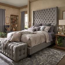 Experience luxurious comfort, whether calling it a night, catching a welcoming you back each and every day, modern beds are the reason the snooze button exists. Naples Wingback Button Tufted High Headboard Bed By Inspire Q Artisan On Sale Overstock 19511695