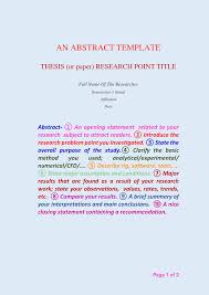 Pdf An English Abstract Template