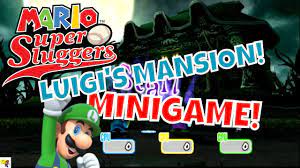 You can play bowser's castle and luigi's mansion. Mario Super Sluggers Luigi S Mansion Luigi S Mansion Minigame Youtube