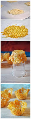 Parmesan Cups La Idea Es Buena Luego Hay Que Ver Que Anadir En Los Vasitos De Parmesano Nourriture Delicieuse Cuisine Et Boissons Recettes De Cuisine