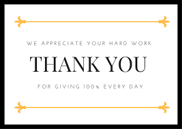 Jan 27, 2019 · personalized thank you cards and thank you notes with hundreds of designs. Employee Appreciation Thank You Notes Thank You Note Wording