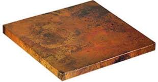 Restaurant Square Copper Table Top Copper Top Table Copper Table Restaurant Table Tops