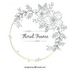 Maybe you would like to learn more about one of these? Download Lovely Floral Frame With Hand Drawn Style For Free Embroidery Flowers Pattern Hand Embroidery Patterns Free Floral Embroidery Patterns