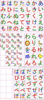 27 Downloadable Hiragana Charts