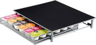 Kitchenista Dolce Gusto Coffee Pod Holder 36 Capsules Stackable Stand Anti Vibration Non Slip Surface Mesh Drawer Rack Amazon Co Uk Kitchen Home