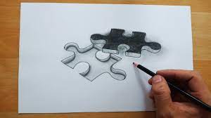 Maybe you would like to learn more about one of these? How To Draw Jigsaw Puzzle 3d With Missing Piece Youtube