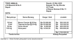 10 contoh surat pesanan barang elektronik kantor, atk, dan rumah. Bentuk Bentuk Bukti Transaksi Ilmu Ekonomi Id