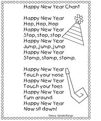 Winter New Years Activities Preschool Songs New Year Poem