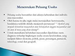 Pengertian peluang usaha menurut para ahli. Karakter Wirausaha Sukses Ppt Download