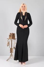 Tesettur Balik Abiye Elbise Zen1843 Siyah Elbise Moda Stilleri The Dress