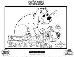 300+ different posters to color. Clifford Fishing Coloring Page Scholastic Parents
