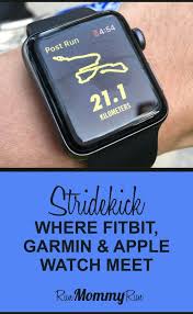 After getting my apple watch, i decided to do this comparison thing. Stridekick Where Fitbit Garmin And Apple Watch Meet Run Mommy Run Activity Tracker Fitness Tracker Apple Activities