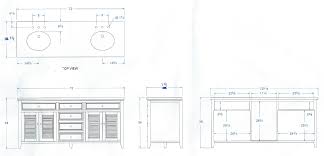 This Is An Excellent Example Of A Bathroom Vanity Drawing It Shows Virtually Every Detail That We Would Need To Know I Custom Cabinets Design Kitchen Drawing