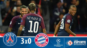 Neymar tabelou com di maría e acertou belo chute da entrada da área para fazer o seu terceiro no dia e quarto do psg. Melhores Momentos Psg 3 X 0 Bayern De Munique Champions League 27 09 2017 Youtube