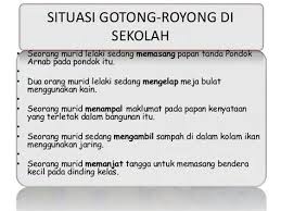 Kok gak yang di sekolah aku kan untuk. Gambar Gotong Royong Sekolah Shefalitayal