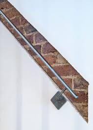 Retrait Du Mur Autour De La Rampe Casas De Concreto Pasamanos De Metal Escaleras