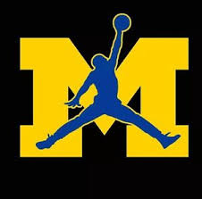 Logo designs for the teams of popular american sports such as football, basketball and hockey all follow a recognisable style that. Michigan Wolverines Jordan Collaboration Vinyl Sticker 6 Ebay
