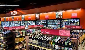 Pin By Sandipth Allerai On Store Design Supermarket Design Fine Wine And Spirits Store Design