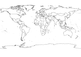 High Res World Map Political Outlines Black And White World Map Outline World Map Printable Free Printable World Map Outline world map images, which land, water and border areas are white, black, gray or transparent; world map outline world map printable