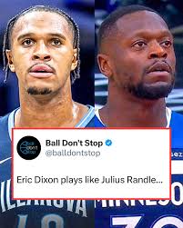 Lakers new big man Eric Dixon has a lot of Julius Randle to his game 👉🏽  Led the NCAA in scoring last year and shot 41% from three. He had to have