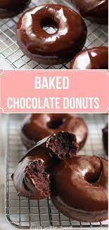 The Most Amazing Chocolate Donuts Pretty Simple Sweet Recipe Chocolate Donuts Recipe Desserts Chocolate Glazed Donuts