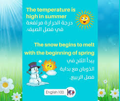 فإذا كان فيها فصلًا سيئًا فلا يعني ذلك نهايتها. Ø§Ù„ÙØµÙˆÙ„ Ø§Ù„Ø§Ø±Ø¨Ø¹Ø© Ø¨Ø§Ù„Ø§Ù†Ø¬Ù„ÙŠØ²ÙŠ English 100