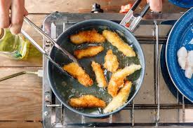 Swirl to coat bottom of pan. Camping Fish Tacos Baja Style