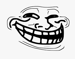 Trollface Aim Right Laugh Meme Face Png Transparent Png Kindpng
