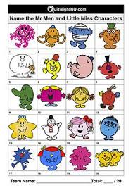 A lot of individuals admittedly had a hard t. Name These Mr Men And Little Miss Characters Little Miss Characters Cartoons Quiz Mr Men