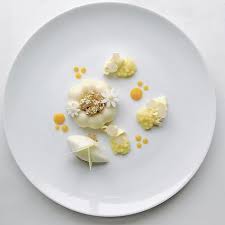 This Is Example Of Using The Smallest Touch To Change A Dishes Colour Composition Sour Sop Jack Fruit Mango And A White Chocolate Dishes Chocolate Coconut