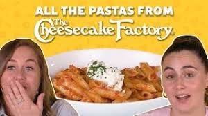 Four cheese pasta cheesecake factory recipe. We Tried All The Pasta At The Cheesecake Factory Taste Test Food Network Youtube