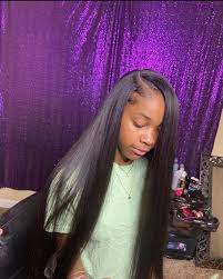 Ulovewigs Pre Plucked Human Virgin Hair For Black Women Free Shipping Ulw0014 Straight Weave Hairstyles Sew In Straight Hair Flat Iron Hair Styles