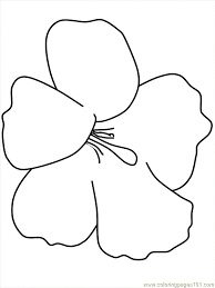 Flower coloring coloring pages free for kids. Flower Coloring Pages Hibiscus2 Coloring Page For Kids Free Flowers Printable Coloring Pages Online For Kids Coloringpages101 Com Coloring Pages For Kids