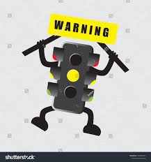 Vetor Stock De Illustration Traffic Light Cartoon Traffic Sign Livre De Direitos 1557030764