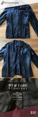 Ny Company Black Leather Jacket Large Black Leather Jacket Leather Jacket White Puffer Vest