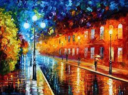Best 5d Diamond Painting Kits Pretty Neat Creative Cityscape Painting Road Painting Afremov Paintings