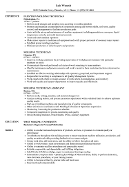 Cara untuk edit/kemaskini maklumat resume. Molding Technician Resume Samples Velvet Jobs